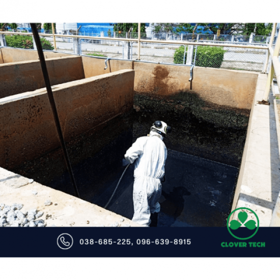 รับล้างถังเคมี ถังบำบัดน้ำเสีย ระยอง - โคลเวอร์เทค  - Gutter pipeline Cleaning